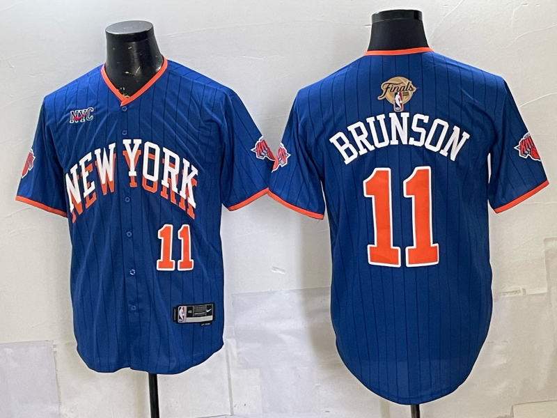 Men New York Knicks #11 Brunson blue2026 Nike NBA jersey 0630005